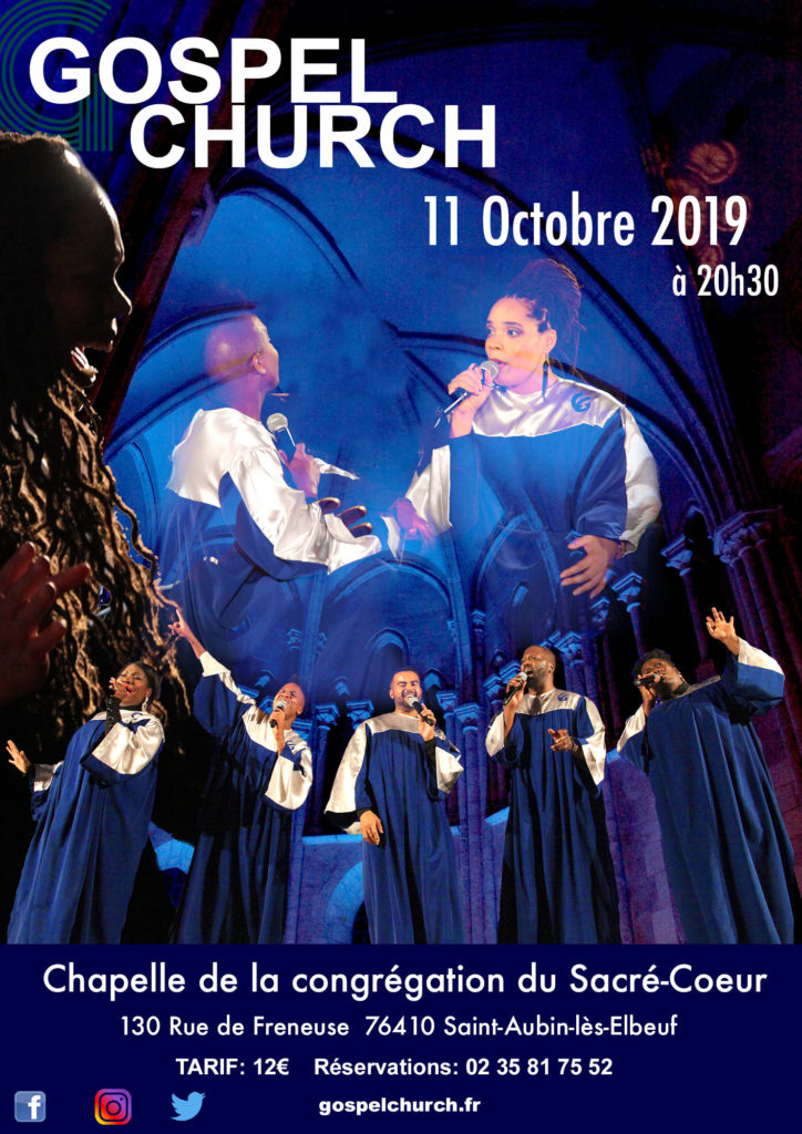 Concert Gospel Church, Saint Aubin les elbeuf 2019
